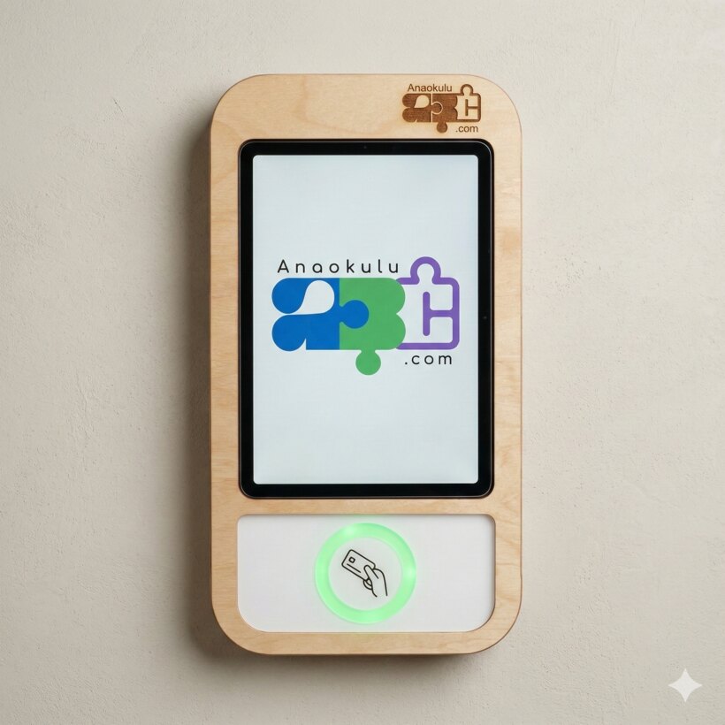 AnaokuluABC ekranlı (tablet) kart okuyucu